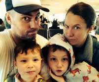 Family Selfie at the Airport