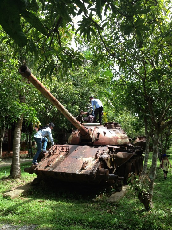Friendly Staff members play with the boys