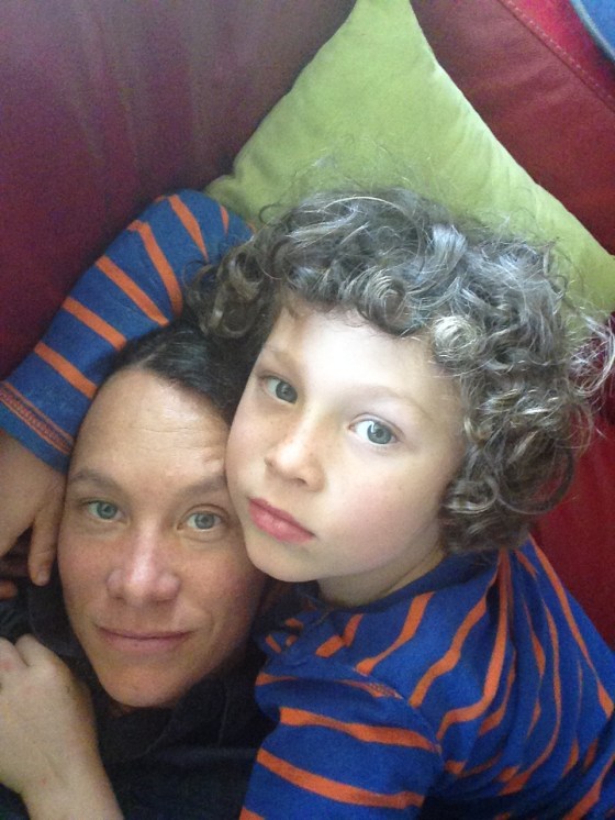 Little Chef protectively looking after me